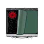 KitchenRaku Protection Plaque Induction,Protection Plaque de Cuisson Magnétique, Protege Plaque Induction Silicone Anti-rayures Pour Cuisinière à Induction (Vert foncé, 78x52cm)