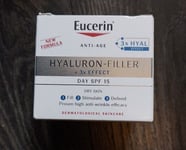 Eucerin Hyaluron filler 3x Effect Day  cream Refill Spf 15, 50ml -new in box