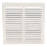 Amig - Grille de ventilation carrée en Aluminium | Grilles d'aération pour sortie d'air | Idéal pour plafond de cuisine et de salle de bain | Dimensions : 200 x 200 mm | Couleur: Blanc