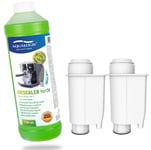 2x Water Filter CA6702, Descaler Verde For Saeco Philips Gaggia Coffee Machine