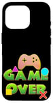 Coque pour iPhone 16 Pro Game Over Vintage Retro Jeux Vidéo Gaming