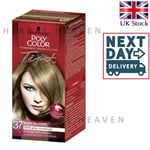 Schwarzkopf Poly Colour Tint 37 Dark Blonde Shade Professional Hair Dye Unisex