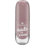 Essence Nails Nail Polish Gel Nail Colour Nude TO KNOW 8 ml ()