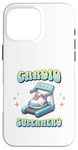 Coque pour iPhone 16 Pro Max Chaussure de course mignonne de super-héros de tapis roulant