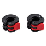 Viavito 1 Inch Standard Easy Lock Quick-Release Barbell Collars - Pair