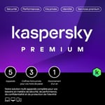 Kaspersky Anti-Virus Premium - Licence 5 postes 1 an