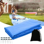 Lawn Water Slide for Kids, Courtyard Summer Lawn Slip Slide Giant Slip And Slide 8 Meters Slide, Fastest Slip'n Slide Strongest Water Slide Outdoor Water Sport Game Fun House Party