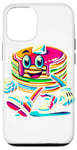 Coque pour iPhone 12/12 Pro Colorée Pop Art Crêpe Petit déjeuner Crêpes