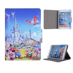 Favorite Kids Girls & Boys Tablet Case For Huawei MediaPad M3 Lite, M5, T3 T8 ~ 8 inch ~ Cover (Huawei MediaPad M5 8", Disney Family Castle)