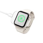 Laddare för Apple Watch, bärbar Iwatch USB trådlös laddare, magnetisk snabbladdningssladd för Apple Watch Series 8 7 6 5 4 3 2 1 Se