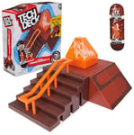 Tech Deck - Finger Skate - Starter Set X-Connect Pyramid Shredder - Skate Park 100% Modulable À Construire Et Personnaliser + 1 Finger Skate - Mini Skate Doigt - Jouet Enfant - Jeu Enfant 6 Ans et +