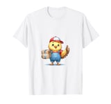 Hen Being a Delivery Man, Cute Design T-Shirt