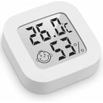 Jusch - Mini Thermomètre Hygromètre Intérieur Digital à Haute Précision, Moniteur de Température et Humidimètre, Thermo Hygromètre Indicateur du