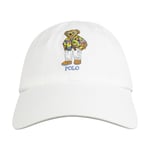 Ralph Lauren Polo Bear Chino Baseball Sport Cap White One Size Hat