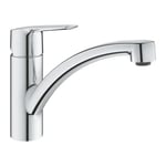 Mitigeur évier monocommande START GROHE 31138002 bec bas - chrome