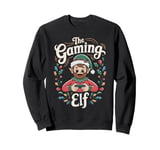 The Gaming Elf Funny Matching Group Family Christmas Pyjamas Sweatshirt