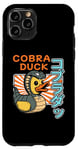 Coque pour iPhone 11 Pro Cobra Canard en caoutchouc Motif caneton japonais