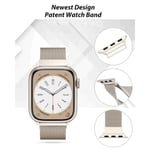 Milanese-lenkki Apple Watch -rannekkeelle 44 mm 40 mm 45 mm 49 mm 41 mm 38 mm 42 mm 44 mm iWatch-ranneke Series 9 3 6 5 SE 7 8 Ultra 2 Rose Gold pi...