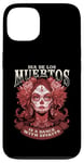 Coque pour iPhone 13 De los Muertos Spritis Jour des morts Crâne Femme