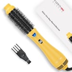 One-Step Brosse Soufflante, PARWIN PRO BEAUTY Sèche-Cheveux Volumisant, Brosse Rond 4-en-1, Soins Ioniques, pour le Volume et la Mise en Forme, 1000 Watts