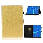 Lenovo Tab M10 FHD Plus flash powder theme leather case - Yellow