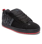 DC Shoes Homme Court Graffik Running Basket, Black/Grey/Red, 55 EU