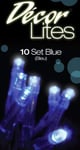 Decor Essentials String Fairy Lights Battery Operated For Bedroom Wedding Event Decor 10 Set LED (Blue)