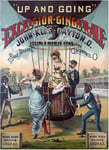 AD12 Vintage 1885 Excelsior Ginger Ale Drink Advertisment Advertising Poster - A2+ (610 x 432mm) 24" x 17"