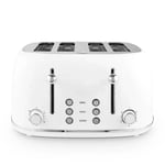 🔥 Tower Heritage 4 Slice Toaster with Deep Fill Slots T20076WHT (Optic White)