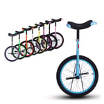 AHAI YU Compétition Monocycle Balance Sturdy 16/18/20/24 Pouces Trunicycles pour débutants/Adolescents, avec Roue de pneus de butyle d'étanchéité Cyclisme Sports de Plein air Fitness Exercice Santé