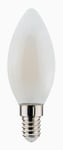 AIRAM Oiva LED-lampa Dimbar E14 Filament Opal Kron 4,2W/830 470lm