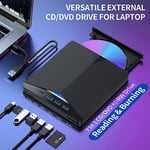 7 in 1 Slim External USB 3 DVD RW CD Writer Drive Burner Reader For Laptop Mac