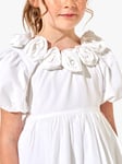 Angel & Rocket Kids' Loretta Rose Corsage Dress, White