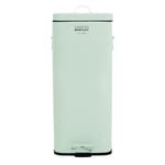 30L Square Retro Kitchen Pedal Bin Heritage Green