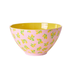 Rice - Melamine Salad Bowl - Lemon Print