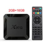 Boîtier TV X96Q-2 Go/16 Go ou1 Go/8 Go-Quad Core Connecté Android 10.0 4K H265