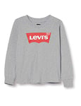 Levi's Kids l/s Batwing Tee Baby Boys, Grey Heather, 9 Months