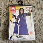 The Witches Fancy Dress Costume Kids Medium Age 7-9 Roald Dahl Book Day