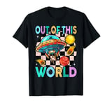 Out Of This World Outer Space Rocket Retro Planet Galaxy T-Shirt