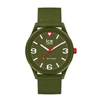 ICE-WATCH - Ice Solar Power Khaki Tide - Montre Verte pour Homme avec Bracelet en Tide Ocean - 020060 (Medium)