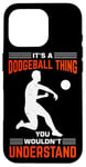 iPhone 16 Pro Funny Dodgeball game Design for a Dodgeball Player Case