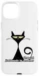 Coque pour iPhone 15 Plus UN CHAT MÈNE JUSTE À UN AUTRE. Le parfait