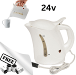 Travel Kettle Portable Electric 1L Capacity 24v For Camping Festival SWK3 +CP