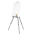 Walimex Pro Chevalet Xxl 62-205cm, Aluminium I Chevalet d'Atelier Idéal, Chevalet de Table et Chevalet de Terrain I pour Toiles Jusqu'À Hxd : 150X4cm