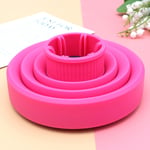 Foldable Silicone Hair Dryer Salon Professional Hairdryer Diffuser Travel Pink