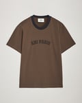 AMI Paris Logo T-Shirt Dark Coffee