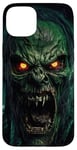 iPhone 15 Plus Yellow Eyes Blood Zombie Creature Case