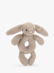 Jellycat Bashful Bunny Ring Rattle Soft Toy