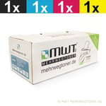 4x MWT Éco Toner pour Canon Imagerunner C1325iF 16.5K Noir + 11.5K Cmy