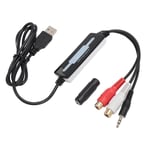 USB 2.0 Sound Capture Adapter 3,5 mm Input Sound Capture Card kasetista MP3-muuntimelle Win7 8 10:lle OS X:lle